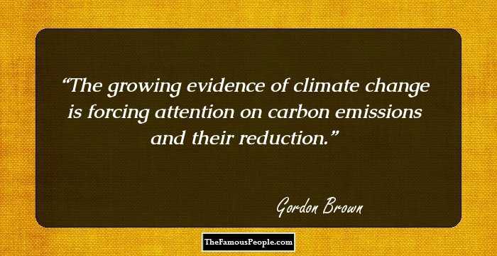 The growing evidence of climate change is forcing attention on carbon emissions and their reduction.