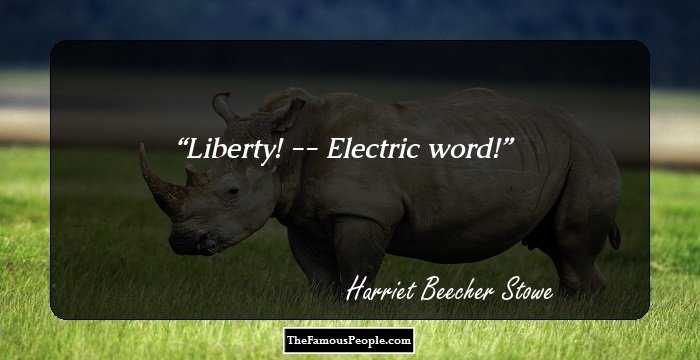 Liberty! -- Electric word!