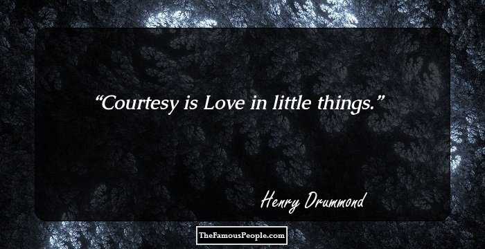Courtesy is Love in little things.