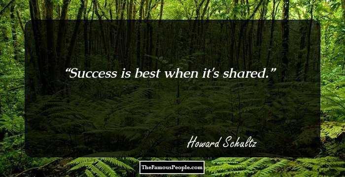 Success is best when it's shared.