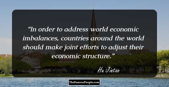 Notable Quotes By Hu Jintao