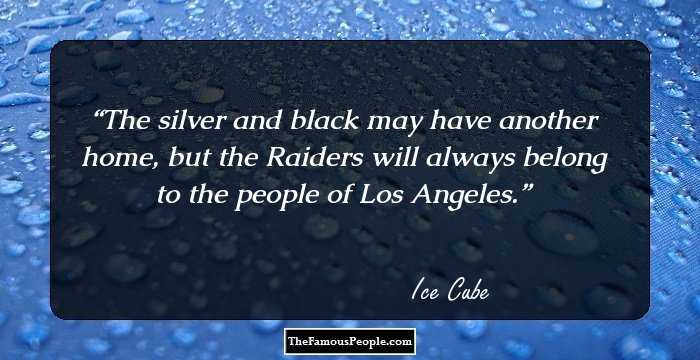 The silver and black may have another home, but the Raiders will always belong to the people of Los Angeles.