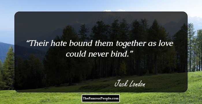 Their hate bound them together as love could never bind.