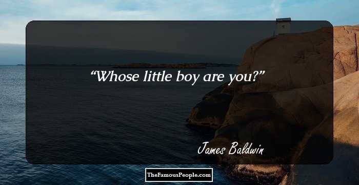 Whose little boy are you?