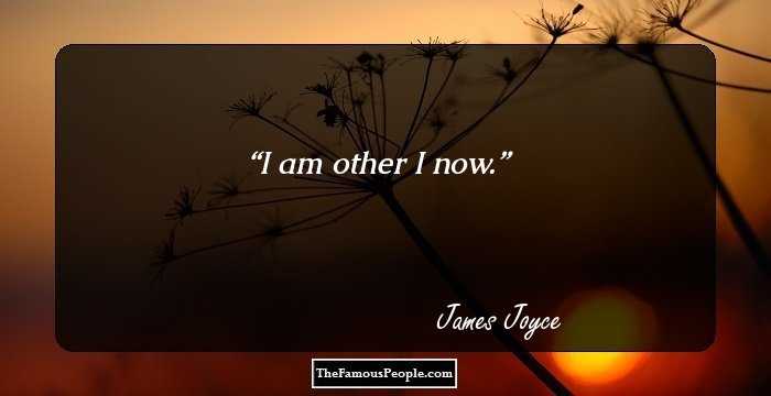 I am other I now.