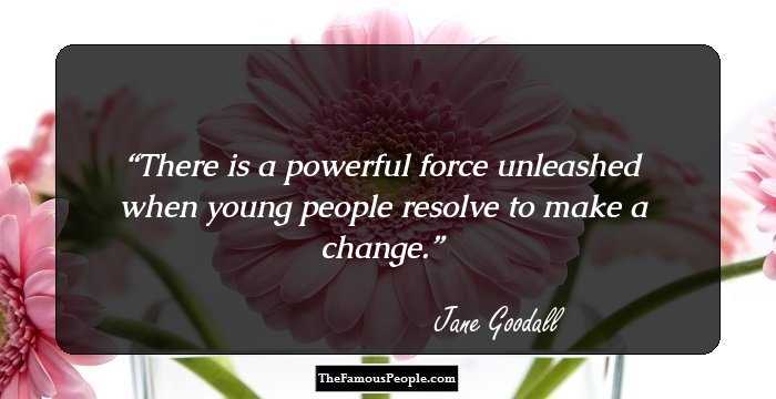 There is a powerful force unleashed when young people resolve to make a change.