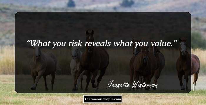 What you risk reveals what you value.