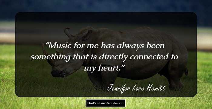 Music for me has always been something that is directly connected to my heart.