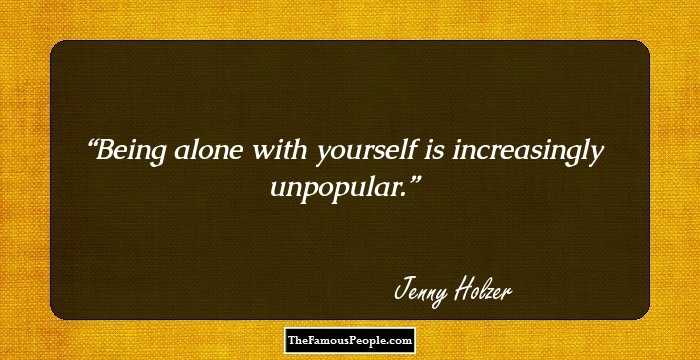 Being alone with yourself is increasingly unpopular.