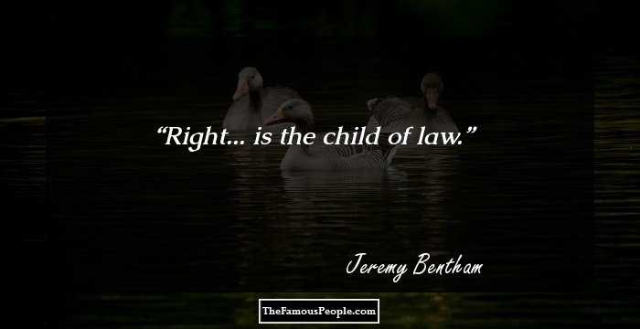 Right... is the child of law.
