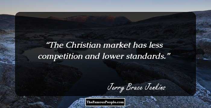 The Christian market has less competition and lower standards.