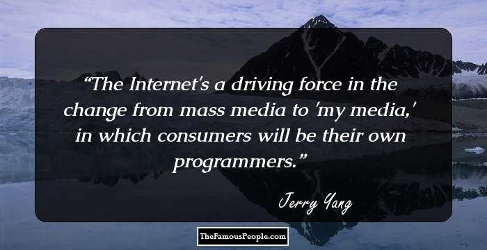 The Internet's a driving force in the change from mass media to 'my media,' in which consumers will be their own programmers.