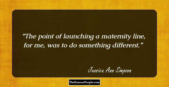The point of launching a maternity line, for me, was to do something different.