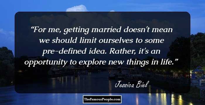 For me, getting married doesn't mean we should limit ourselves to some pre-defined idea. Rather, it's an opportunity to explore new things in life.