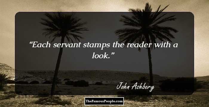 Each servant stamps the reader with a look.