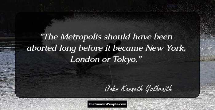 The Metropolis should have been aborted long before it became New York, London or Tokyo.