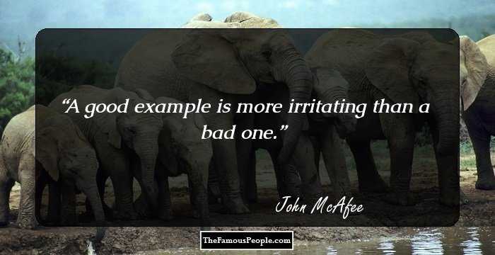 A good example is more irritating than a bad one.