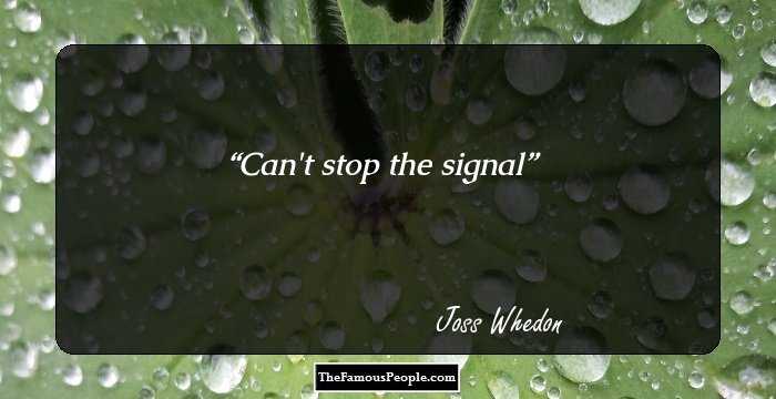 Can't stop the signal