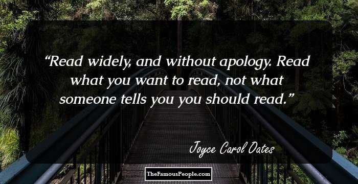 Read widely, and without apology. Read what you want to read, not what someone tells you you should read.