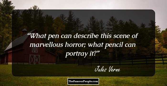 What pen can describe this scene of marvellous horror; what pencil can portray it?