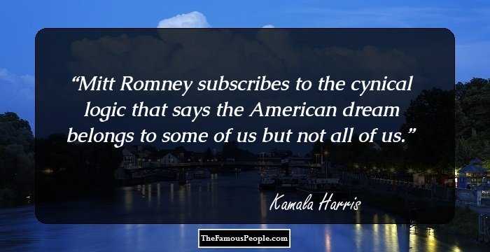 Mitt Romney subscribes to the cynical logic that says the American dream belongs to some of us but not all of us.