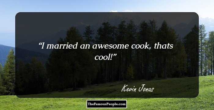 I married an awesome cook, thats cool!
