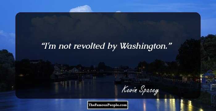 I'm not revolted by Washington.