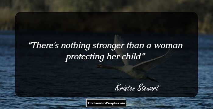 There's nothing stronger than a woman protecting her child