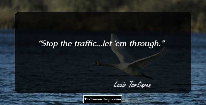 Stop the traffic...let 'em through.