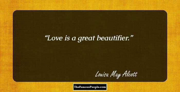 Love is a great beautifier.