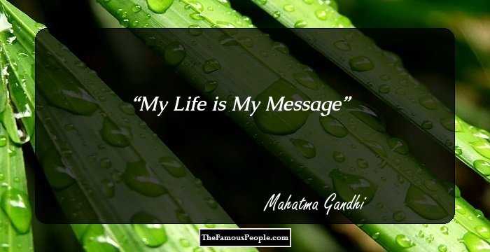 My Life is My Message