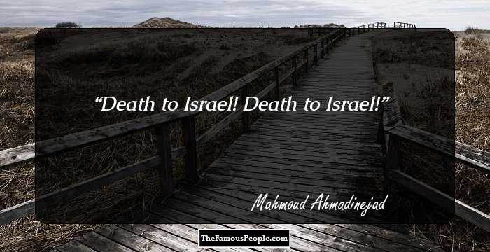 Death to Israel! Death to Israel!