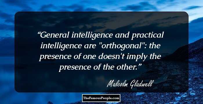 General intelligence and practical intelligence are 