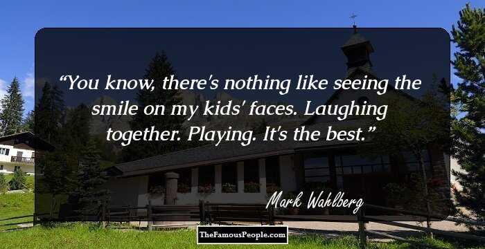 You know, there's nothing like seeing the smile on my kids' faces. Laughing together. Playing. It's the best.