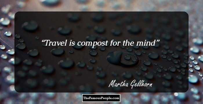 Travel is compost for the mind