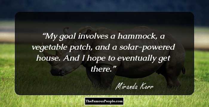 My goal involves a hammock, a vegetable patch, and a solar-powered house. And I hope to eventually get there.