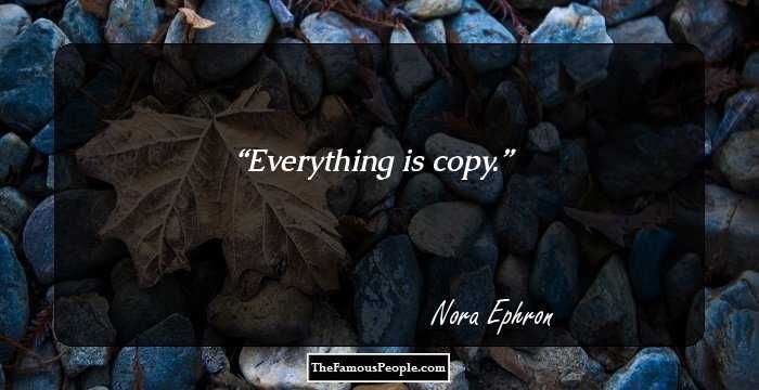 Everything is copy.