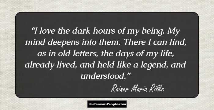 Image result for rilke quotes