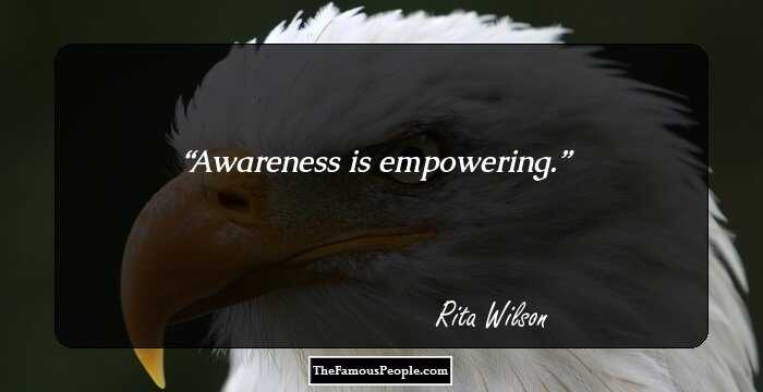 Awareness is empowering.