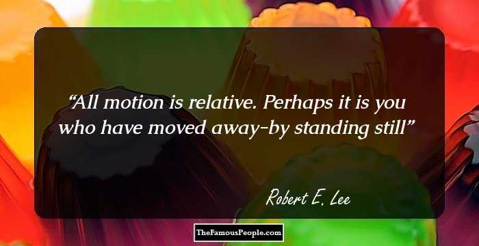 All motion is relative. Perhaps it is you who have moved away-by standing still