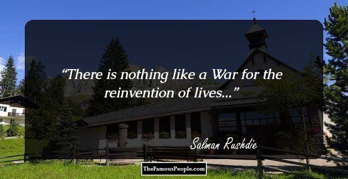 There is nothing like a War for the reinvention of lives...