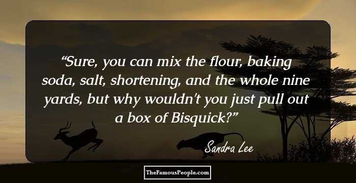 Sure, you can mix the flour, baking soda, salt, shortening, and the whole nine yards, but why wouldn't you just pull out a box of Bisquick?