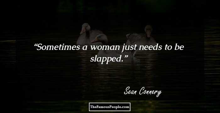 Sometimes a woman just needs to be slapped.