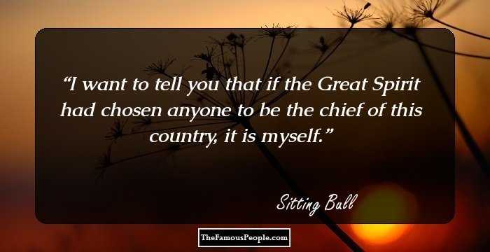 35 Notable Quotes By Sitting Bull For The Bravehearts