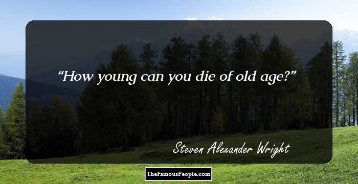 How young can you die of old age?