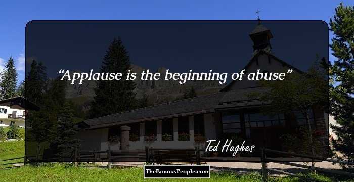 Applause is the beginning of abuse