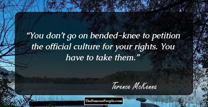 You don’t go on bended-knee to petition the official culture for your rights. You have to take them.