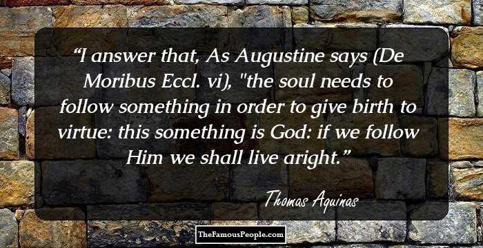 I answer that, As Augustine says (De Moribus Eccl. vi), 