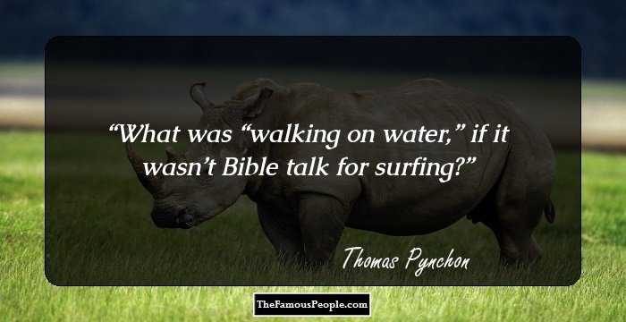 What was “walking on water,” if it wasn’t Bible talk for surfing?