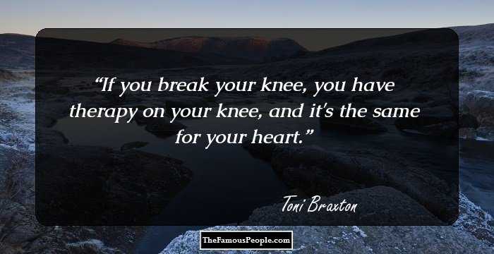 If you break your knee, you have therapy on your knee, and it's the same for your heart.